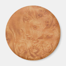 faux Wood Grain Magnet magnets
