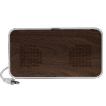 faux Wood Grain MP3 Speakers speakers