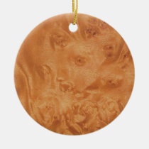 faux Wood Grain Ornament ornaments