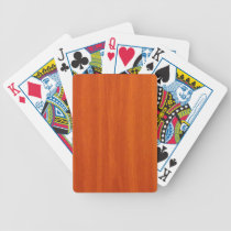 faux Wood Grain Playing Cards playing cards