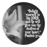 FAVORITE  BIBLE SCRIPTURE PSALM 37:4 stickers