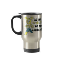 Favourite Letter Q Travel Mug