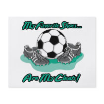 favourite shoes are my cleats soccer design flyer design