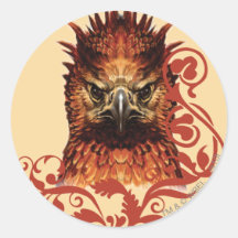 Fawkes Staring Sticker