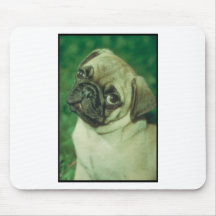 Fawn Chinese Pug Mouse Pads