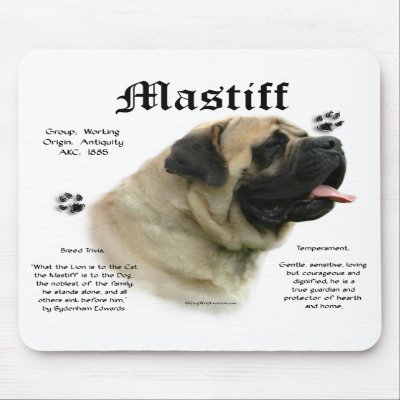 Fawn History Mousepad by MastiffStuff