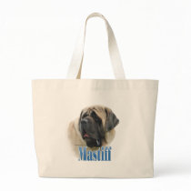 Fawn Mastiff Name Tote Bag