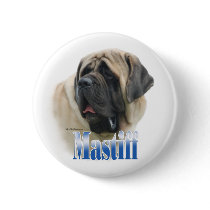Fawn Mastiff Name Button