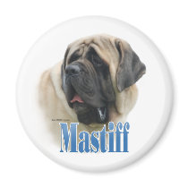 Fawn Mastiff Name - Magnet