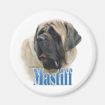 Fawn Mastiff Name - Magnet