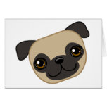 Fawn Pug Greeting Card