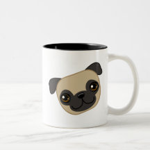 Fawn Pug Coffee Mug