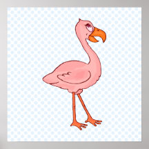 Faye Flamingo Print