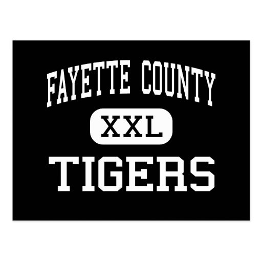 Fayette County - Tigers - High - Fayette Alabama Post Cards