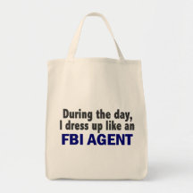 FBI Agent During The Day Tote Bags