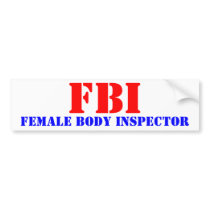 FBI BUMPER STICKER