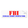 FBI BUMPER STICKER