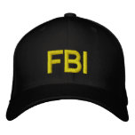 FBI embroidered hats