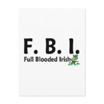 FBI Full Blooded Irish 3 Post Cards