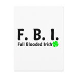 FBI Full Blooded Irish postcards