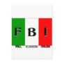FBI Full Blooded Italian Post Card
