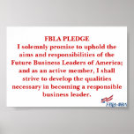 FBLA Pledge posters