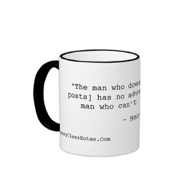 FCN Mark Twain Mug by FunnyClassNotes