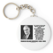 FDR Country Needs Bold Persistent Experimentation Keychains