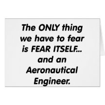 fear aeronautical engineer cards