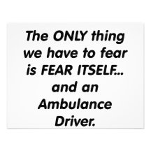 fear ambulance driver invites