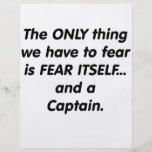 Fear Captain Full Color Flyer