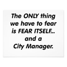 fear city manager personalized announcement