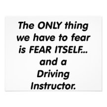 fear driving instructor personalized invitation