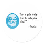 fear evil quotation stickers