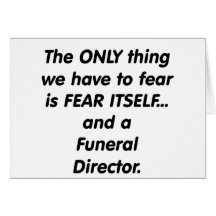 fear funeral director cards