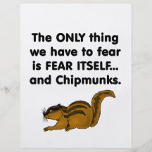Fear Itself Chipmunks Full Color Flyer