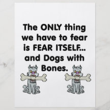 Fear Itself Dogs with Bones Flyer Design