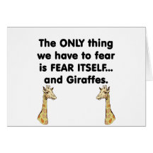 Fear Itself Giraffes Card