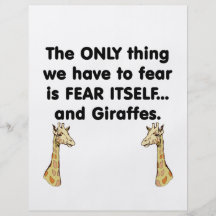 Fear Itself Giraffes Flyers