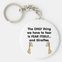 Fear Itself Giraffes Key Chains