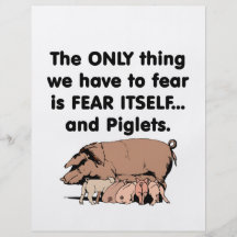 Fear Itself PigLets Flyer Design
