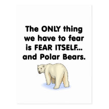 Fear Itself Polar Bears Post Card
