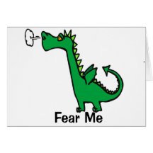 Fear Me Dragon Cards