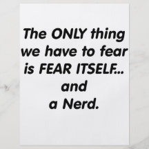 Fear Nerd Custom Flyer