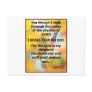 Fear No Evil Psalm Scripture spray painting Post Cards