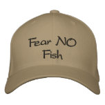 Fear NO Fish embroidered hats