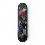 "Fear No More" Eagle, Bear, Wolf  Skate Board