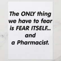 Fear Pharmacist Full Color Flyer