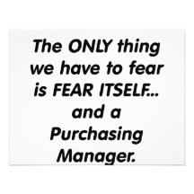 fear purchasing manager personalized invite
