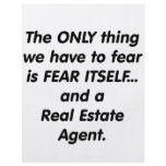 Fear Real Estate Agent flyers